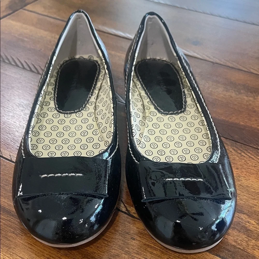 Martin  + Osa black patent leather ballet flats size 6